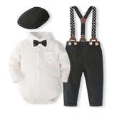 Kid Boy Host British Style Suit 2 Pcs Sets