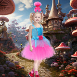 Kid Baby Girl Anime Magic Hair Elf Easter Performance Dresses