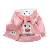 Children's Clothing Girls Coat Hooded Cartoon Trench Coat Older Children Boys Spring Coat Jacket Cardigan