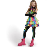 Halloween Colorful Frame Costumes, Cosplay, Masquerade Ball Children's Performance Costumes