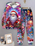 TEMU's New Christmas Children's Hooded Sweater Set 2 Pieces