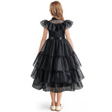 Girls Dress Fluffy Princess Dress Drama with The Ball Dress Dress Black Dress