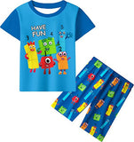 Kid Baby Boy Girl Spring Autumn Pajamas Rainbow Friends Casual Homewear