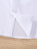 2-6T Kid Boys Bronzing Formal Wedding Suit 4 Pcs Set
