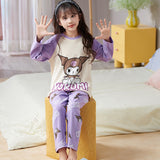 Kid Baby Girl Cotton Thin Parent-child Homewear Pajamas