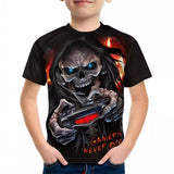 1-12T Kid Baby Boy 3D Printed Casual Short-sleeved T-shirt