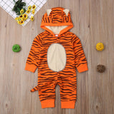 0-3Y Baby Autumn Winter Halloween Fox Climbing Rompers