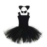 1-8Y Kid Baby Girl Halloween Cartoon Fluffy Dresses