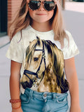 Kid Boy 3D Digital Printed Boys Short Sleeve Summer T-shirt
