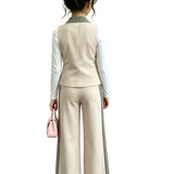Girls' Fashion Suit, Foreign Suit, Vest, Jacket and Trousers Two-piece Suit