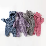 0-18M Baby Infant Fleece Autumn Winter Romper Outerwear