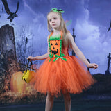 Halloween Children's Costume New Girls Princess Dress Cosplay Pumpkin Masquerade