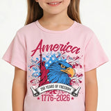 Independence Day Kid Boys Girls Vulture Creative T-shirt