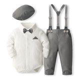 Kid Boy Host British Style Suit 2 Pcs Sets