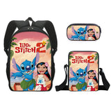 Stitch Cartoon School Bag Polyester Student Backpack