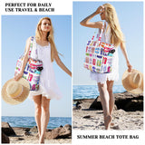 Beach Travel Hand-printed Storage Bag