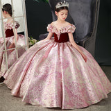 Kid Girl Host Princess Evening Dresses