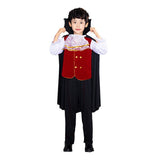 3-8T Kid Boy Halloween Show Masquerade Ghost Vampire Costume