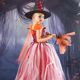 Halloween Children Witches Are Also Crazy Fluffy Yarn Skirt Cross-border New Masquerade Party