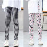 2-12T Kid Girl Korean Thin Milk Shredded Leggings Pants