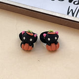 Cute Halloween Pumpkin Ghost Kids Hair Band Rubber Band Girl Headrope Headgear Set