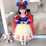 Kid Baby Girl Frozen Snow White Dresses