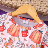 2-8Y Kid Girl Long-sleeve Crew Neck Bow Mesh Christmas Halloween Party Dresses