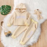 Infant Baby Girls Letter Casual Fashion Sports 2 Pcs Sets