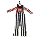 4-12Y Kid Boy Girl Halloween Carnival Clown Cosplay Uniforms