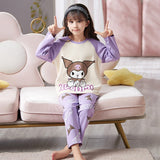 Kid Baby Girl Cotton Thin Parent-child Homewear Pajamas