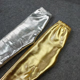 2-10T Kid Boy Girl Velvet Gold Silver Thickened Thermal Trousers Pants