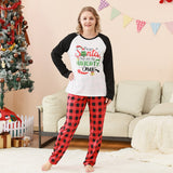 Family Matching Parent-child Christmas Loungewear Plaid Pajamas