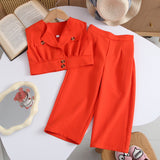 Kid Baby Girl Summer Suit Casual Fashion 2 Pcs Set