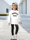 3-12Y Kid Girls MAMA'S MINI Print Casual Sports 2 Pcs Set