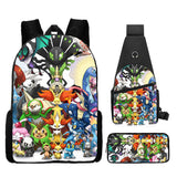 Pikachu High Capacity Crossbody Cute Anime Bag