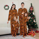 Halloween Parent-child Pajama Pumpkin Funny Devil Print Loungewear