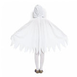 3-10Y Halloween Kid Girl Pixie Hooded Cape Masquerade Ball Cosplay Costume