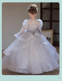 Girls Dress Birthday French Light Luxury Niche Host Girl