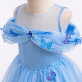 2-10Y Kid Girl Cosplay Cinderella Performance Dresses