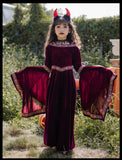 Halloween Costume Kids Vintage Court Style Vampire Witch Costume Little Red Riding Hood