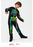 Halloween Costumes Boys Colored Skulls Skeleton Onesies Themed Party Campus