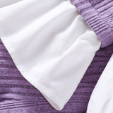 Small and Medium-sized Children's New Product Girl Spring/summer Fake Two-piece Shirt Knitted Pants Set