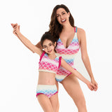Family Matching Parent-child Mermaid Bikini Surfing Swimwear