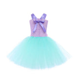 Kid Baby Girls Mermaid Princess Performance Mesh Birthday Dresses
