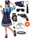 3-10T Kid Boy Girl Halloween Costume Rabbit Police Cosplay Costume