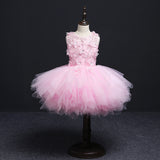 2-12T Kid Baby Girls Evening Princess Catwalk Trailing Wedding Dresses