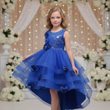 Kid Girl Tutu Multi-layer Mesh Wedding Flower Performance Dress