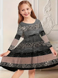 Girls Dress Romantic Color Playful Cartoon Cute Girls Dress