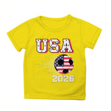 Kid Boy Girl USA Independence Day 250th Anniversary Fashion Summer T-Shirt