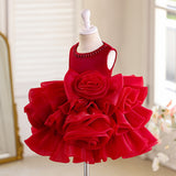 Baby Girl Princess Fluffy Cake Performance Dress